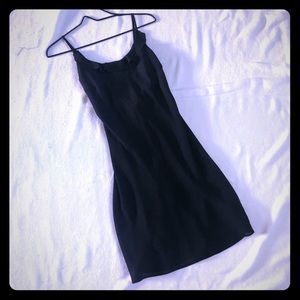 Black cocktail dress